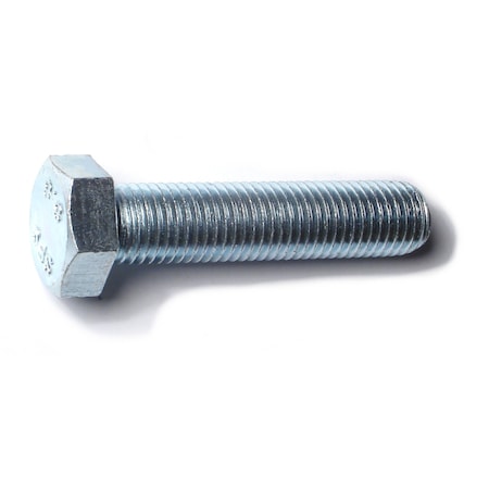 Midwest Fastener Class 8.8, M16-2.00 Hex Head Tap Bolt, Zinc Plated Steel, 70 mm L, 2 PK 78424